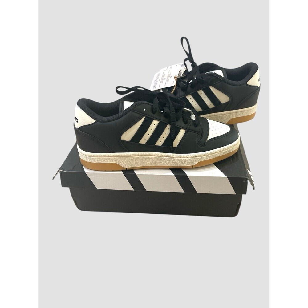 Adidas Women’s Sneakers Shoes Break-start Low Size 6.5 Black & White NIB